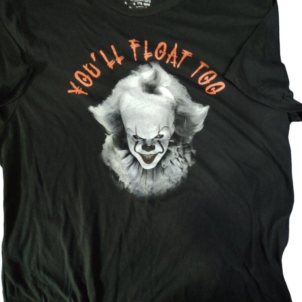 Pennywise Men's Black Clown‎ T Shirt Size 2XL